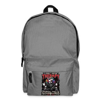 Unicorn Heavy Metal Auftritt - Rucksack - Mittelgrau - Vorne
