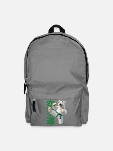 Karate Eisbär - Rucksack - Mittelgrau