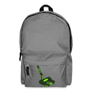 Golf Putter Schlaeger Icon - Rucksack - Mittelgrau - Vorne