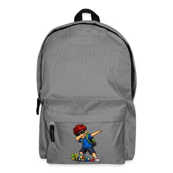 Dabbing ABC-Schütze rote Haare (Ginger) - Rucksack - Mittelgrau - Vorne