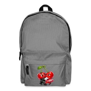 Kirschen Tanzen - Rucksack - Mittelgrau - Vorne