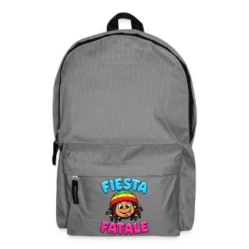 Fiesta Fatale Rasta Cartoon - Sac à dos - gris éléphant - Devant