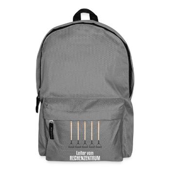 Rechenzentrum Garten Gärtner Gärtnerin Hobby Retro - Rucksack - Mittelgrau - Vorne