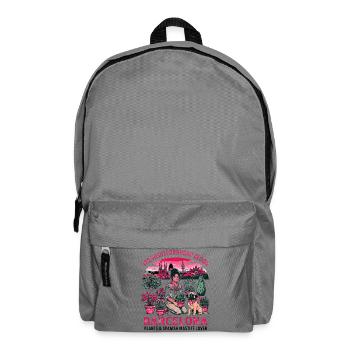 The Barcelona Plants And Spanish Mastiff Lover - Rucksack - Mittelgrau - Vorne