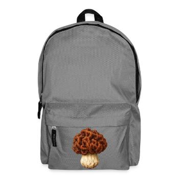 Gyromitra Gehirnpilz-Mütze - Rucksack - Mittelgrau - Vorne