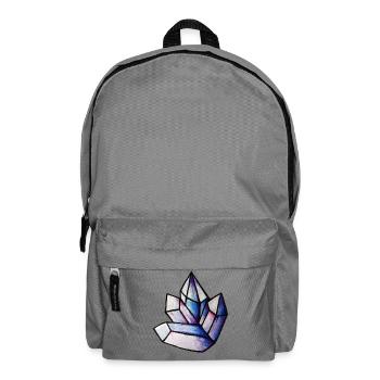 Prismatisches Kristallcluster - Rucksack - Mittelgrau - Vorne