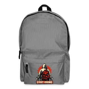 Street Legends Hoodie Motiv - Rucksack - Mittelgrau - Vorne