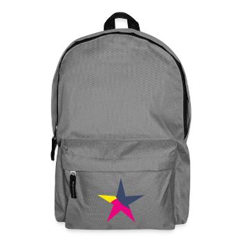 STAR. STARS. CHRISTMAS. CHRISTMAS ISLAND. NEW YEAR'S DAY - Backpack - elephant grey - Front