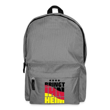 bringt ihn heim! WM pokal - Rucksack - Mittelgrau - Vorne