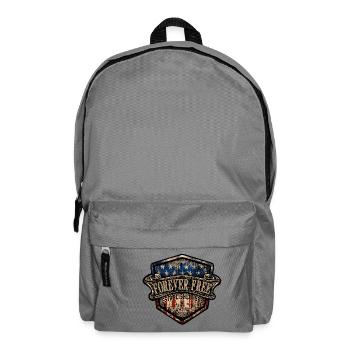 Rahmenlos Foreverfree 1983 Jahrgang Geschenk - Rucksack - Mittelgrau - Vorne