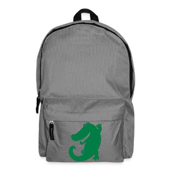 krokodil - Rucksack - Mittelgrau - Vorne