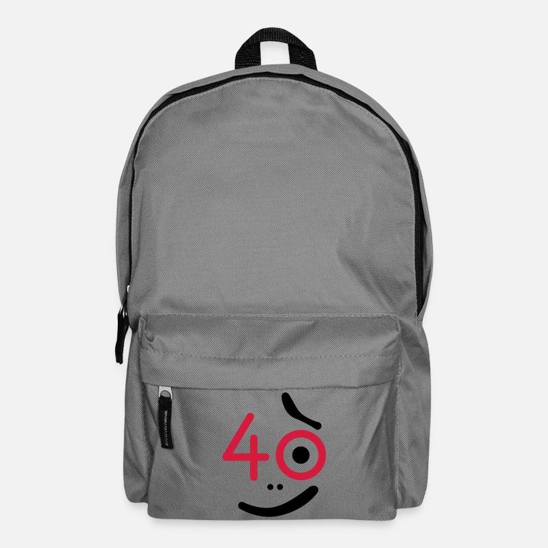 40 Jahre - so what? - Rucksack - Mittelgrau