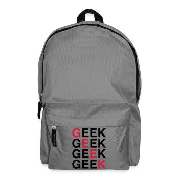 Geek! - Backpack - elephant grey - Front