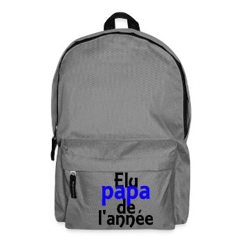 élu papa de l'année - Sac à dos - gris éléphant - Devant
