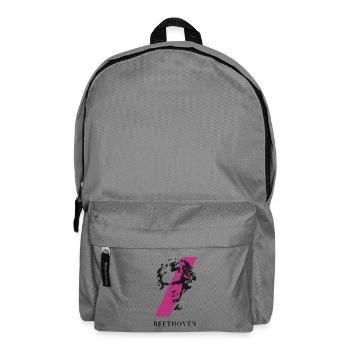 beethoven punk musik festival klassik komponist ta - Rucksack - Mittelgrau - Vorne