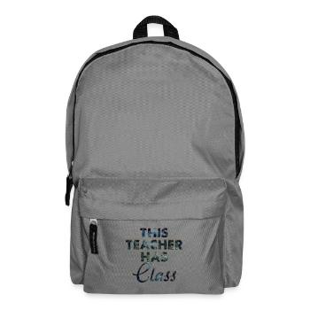 This Teacher Has Class - Backpack - elephant grey - Front