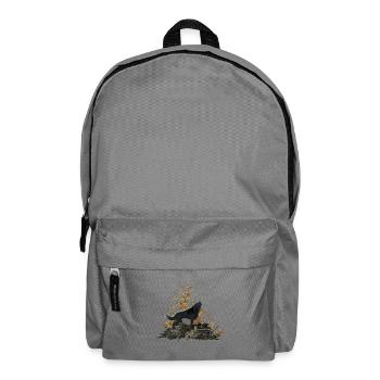 Awesome Wolf - Backpack - elephant grey - Front
