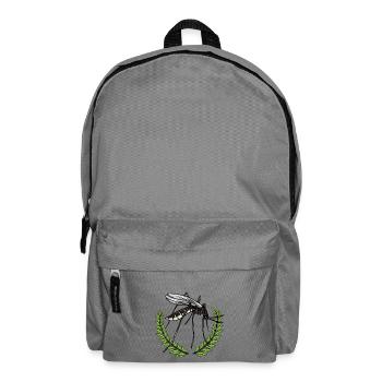 Insects Mosquito Mosquito Winner Laurel Wreath - Backpack - elephant grey - Front