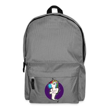 Bock unicorn - design - Backpack - elephant grey - Front