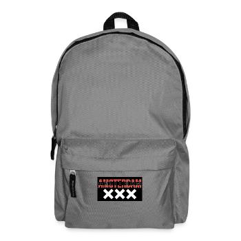 Amsterdam XXX Bold Typography - Rucksack - Mittelgrau - Vorne