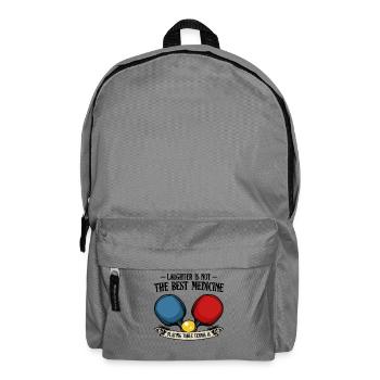 Bannière de tennis de table : Adversaires pulsants - Sac à dos - gris éléphant - Devant