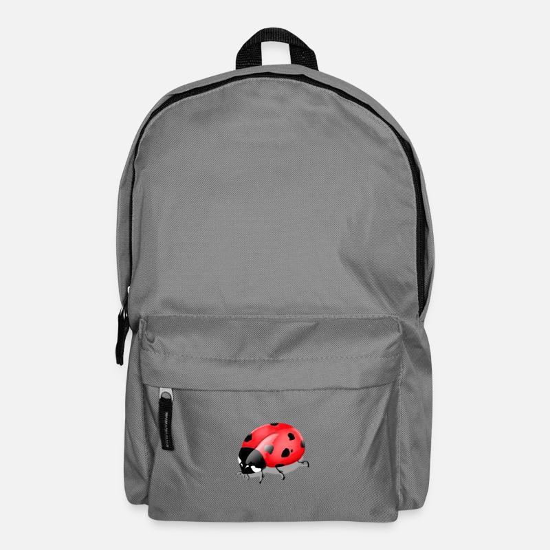 Insect Print - Backpack - elephant grey