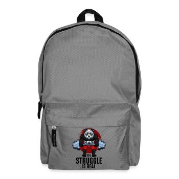 Panda Lifter avec barre - Sac à dos - gris éléphant - Devant
