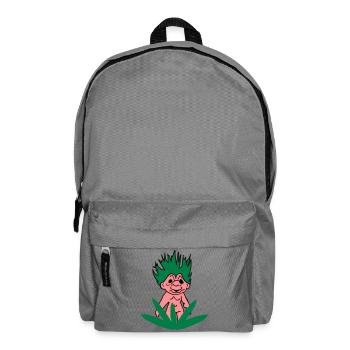 Troll Dich raus! - Rucksack - Mittelgrau - Vorne