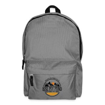 Into The Forest I Go To Lose My Mind Find My Soul - Backpack - elephant grey - Front