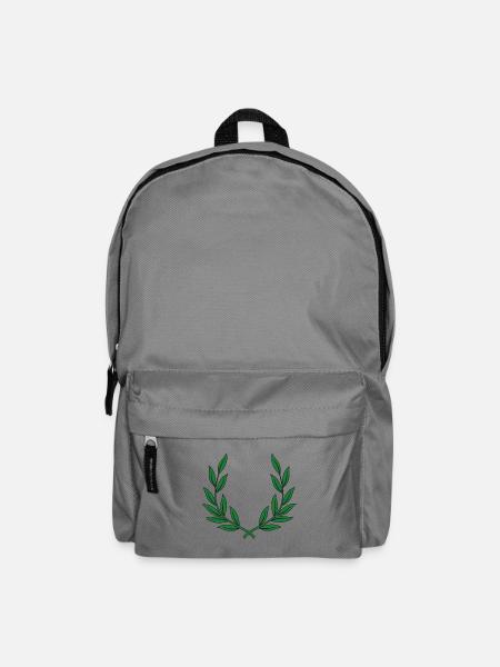 Lorbeerkranz Sieg Gewinnen Sport Erfolg - Rucksack - Mittelgrau