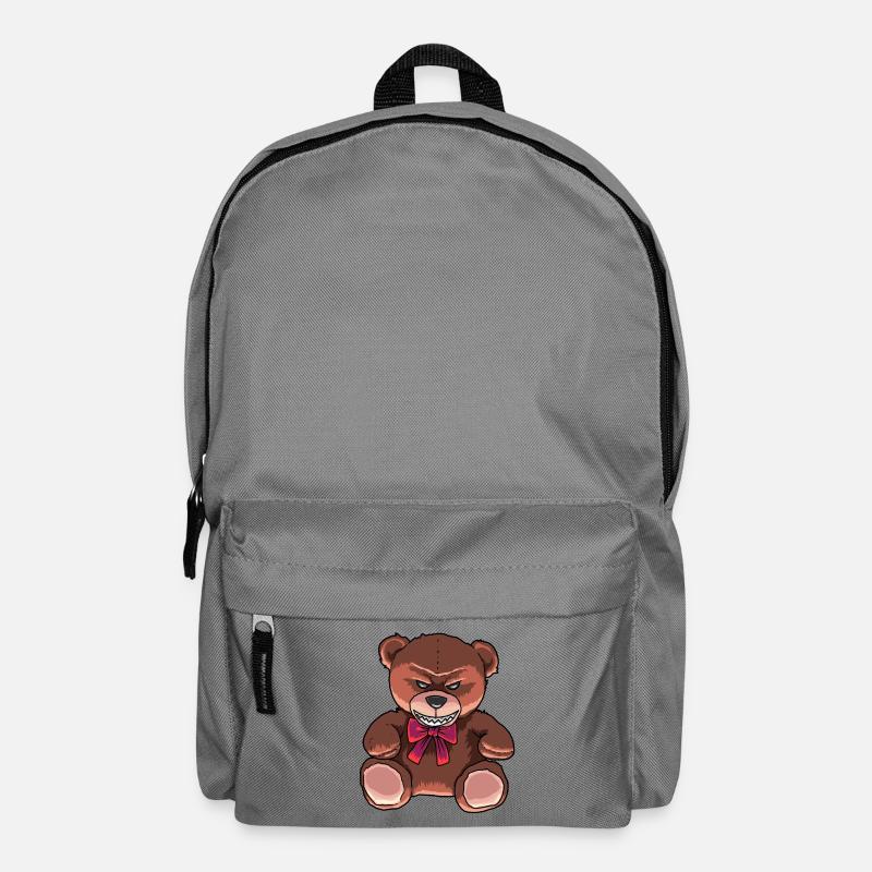Halloween Teddy Bear Méchant Méchant Noël - Sac à dos - gris éléphant