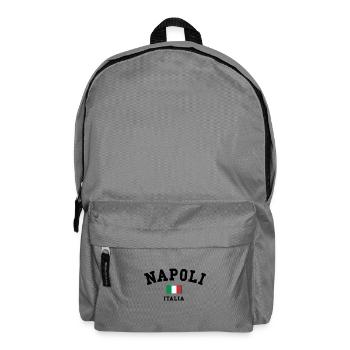Napoli Italy Flag Minimal Art - Backpack - elephant grey - Front