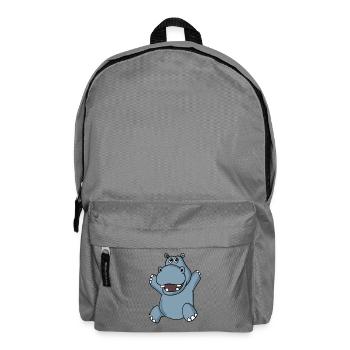 hippo - Backpack - elephant grey - Front