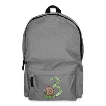 3.Geburtstag Schnecke - 3 Jahre alt Geschenk - Rucksack - Mittelgrau - Vorne