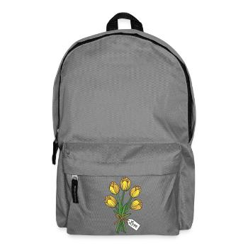 Tulipes - Sac à dos - gris éléphant - Devant
