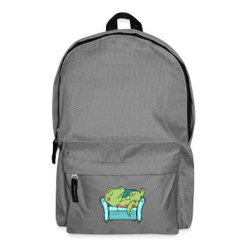 Dinosaure Fatigué Drôle - Sac à dos - gris éléphant - Devant