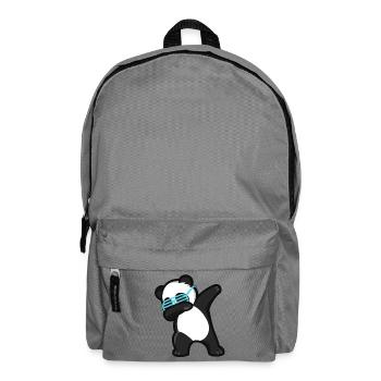 Dabbing Panda Pandabär - Rucksack - Mittelgrau - Vorne