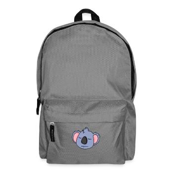 Koala Head - Backpack - elephant grey - Front