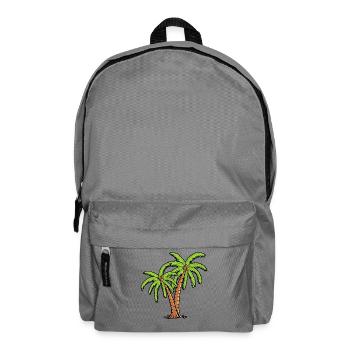 Palmen - Rucksack - Mittelgrau - Vorne