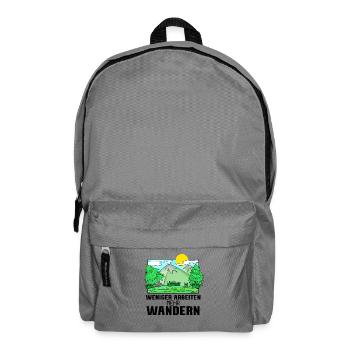 Wandern Berge Wanderer - Rucksack - Mittelgrau - Vorne