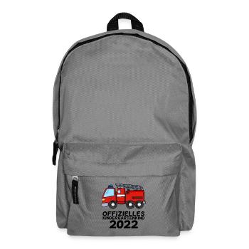 Kindergarten - Ich bin jetzt ein Kindergartenkind - Rucksack - Mittelgrau - Vorne