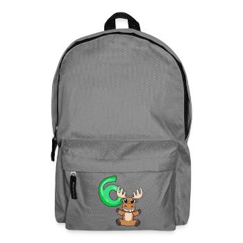 6 anniversaire de Elch - 6 ans - Sac à dos - gris éléphant - Devant