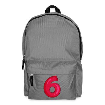 6 - Rucksack - Mittelgrau - Vorne