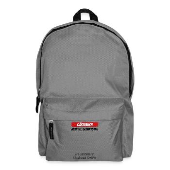 Gästebuch 18. Geburtstag Gästeliste 18 Jahre - Rucksack - Mittelgrau - Vorne