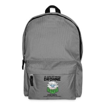 Drone Drohne Drohnen - Rucksack - Mittelgrau - Vorne