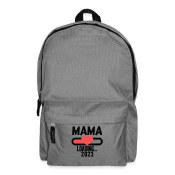 Mama 2023 - Werdende Mutter 2023 loading - Rucksack - Mittelgrau - Vorne