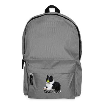 Sheltie Border Collie Hundesport Collie Rassehund - Rucksack - Mittelgrau - Vorne