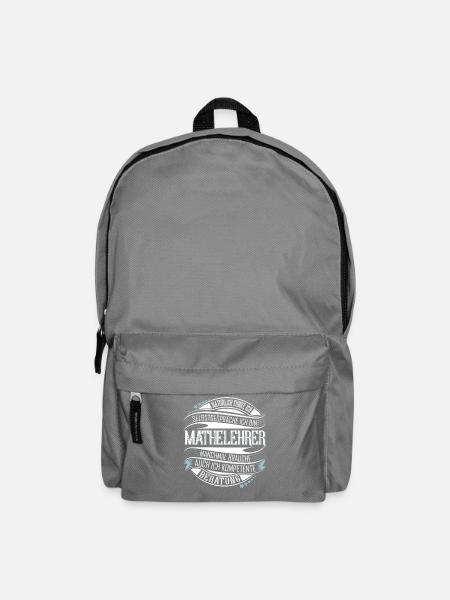 Mathelehrer - Rucksack - Mittelgrau