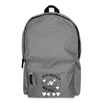 Charme de la Dent de Kawaii en orbite - Sac à dos - gris éléphant - Devant