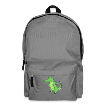 Krokodil - Rucksack - Mittelgrau - Vorne